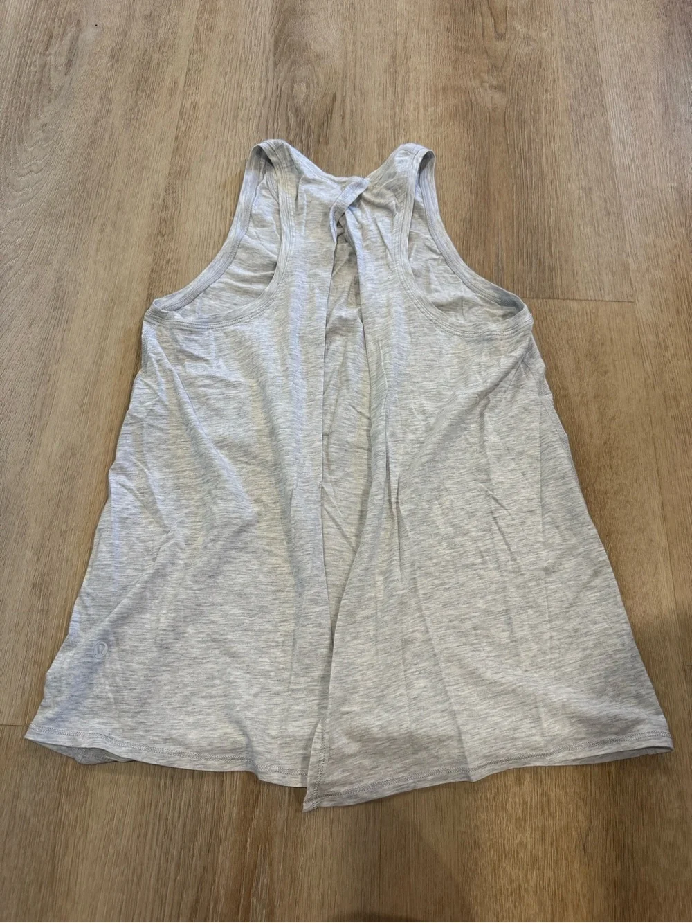 lululemon athletica Light Heather Gray Racerback Tank - Picture 2 of 2